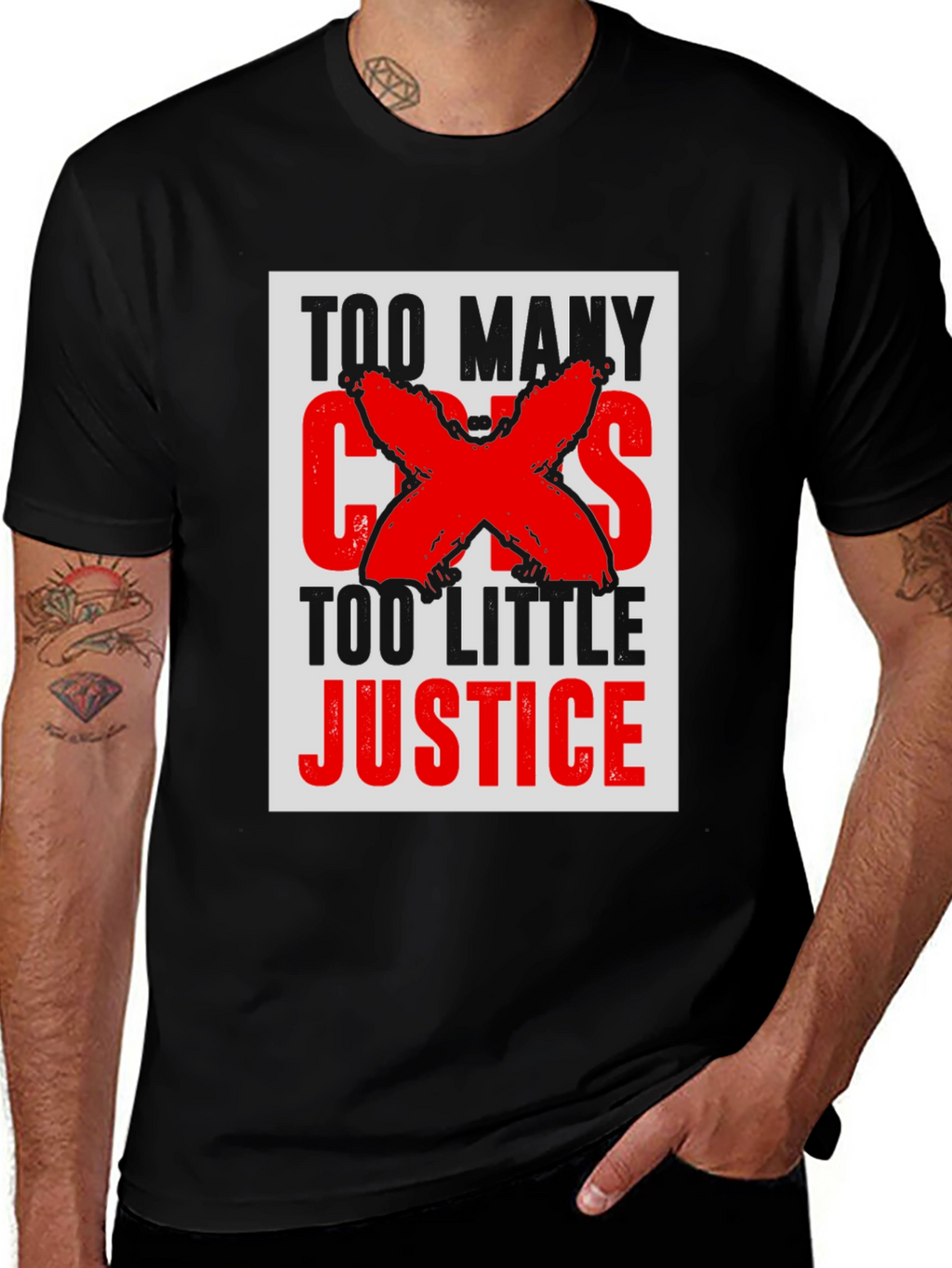 Too Many Cases Too Little Justice T-Shirt