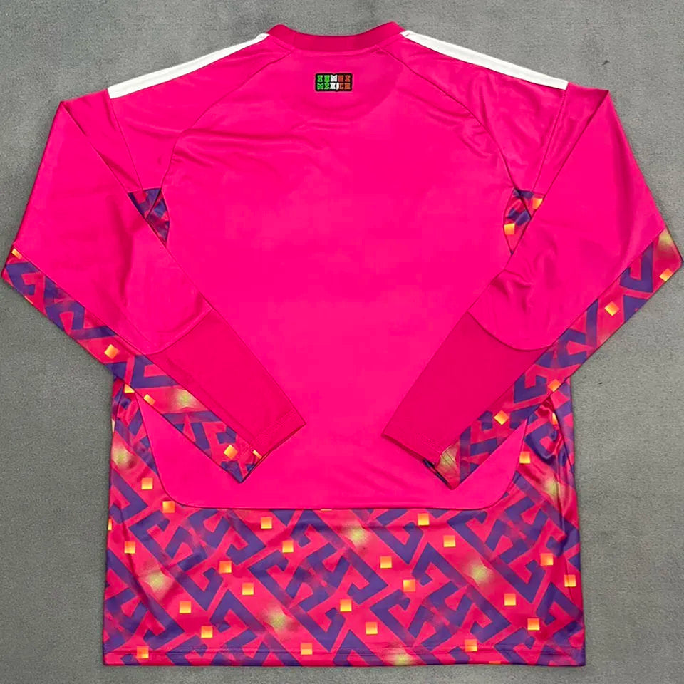 2026/27 Mexico Red Goalkeeper Long Sleeve Soccer Jersey Back