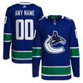 Men's Vancouver Canucks Blue Home Team Breakaway Custom Jerseys