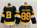 Men's Boston Bruins David Pastrnak #88 Black Game Jerseys