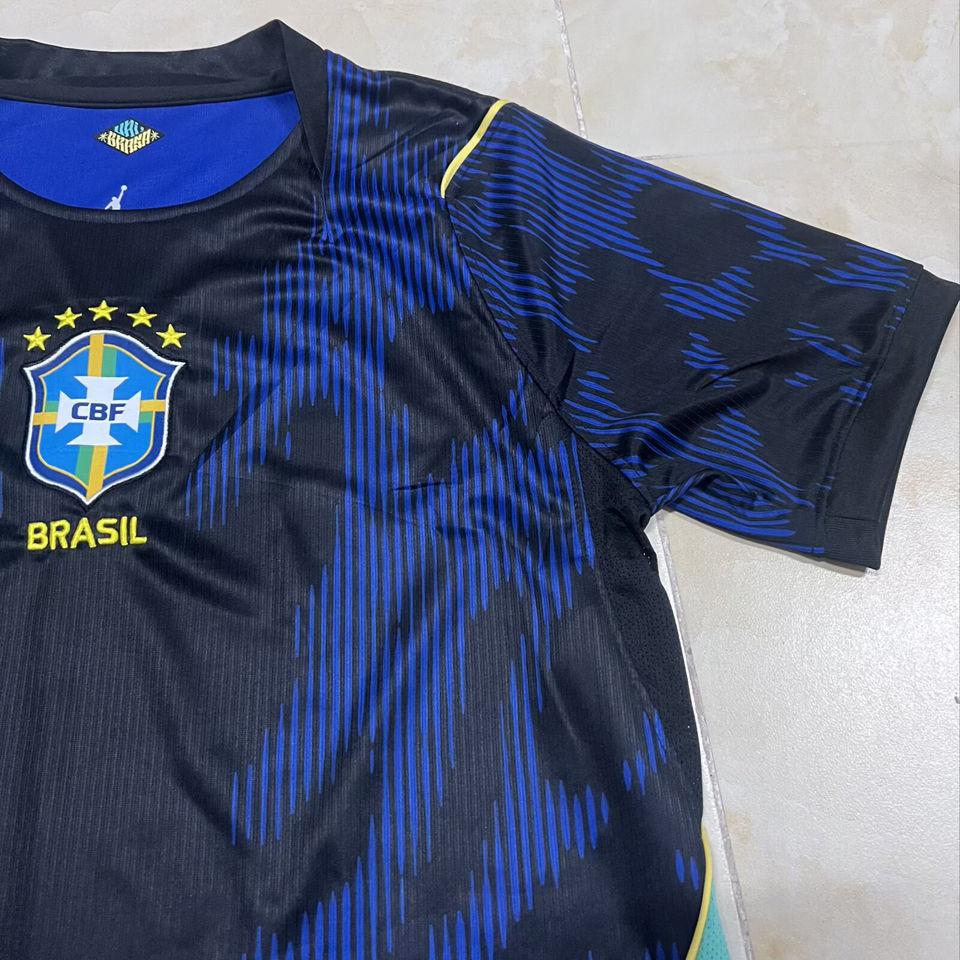 NEYMAR JR #10 Brazil 1:1 Quality Away Blue Fans Soccer Jersey 2026/27 ★★ Item NO.: 2153187 Detail 3