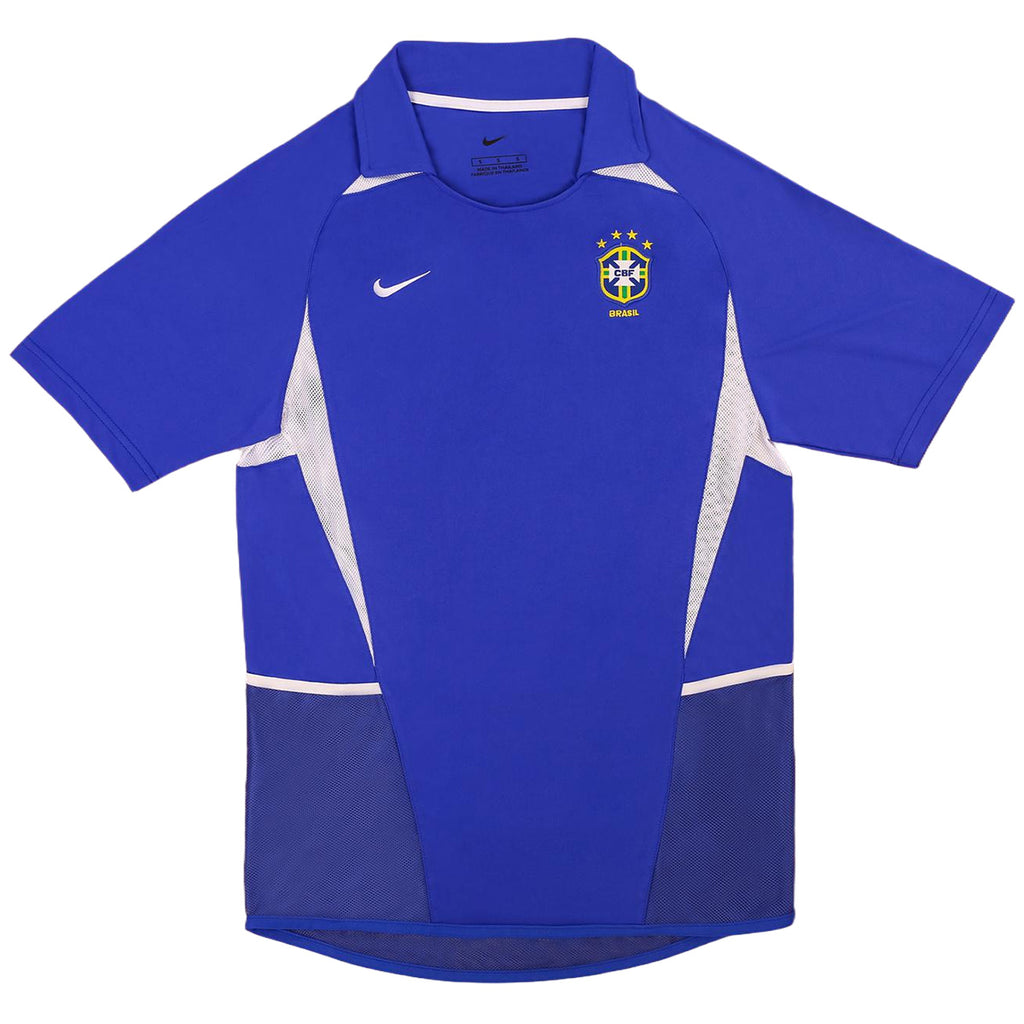Ronaldinho #11 Retro Brazil Away Jersey World Cup 2002 Image 3