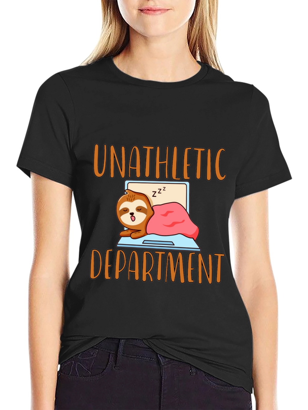 Unathletic Department Sloth Graphic T-Shirt