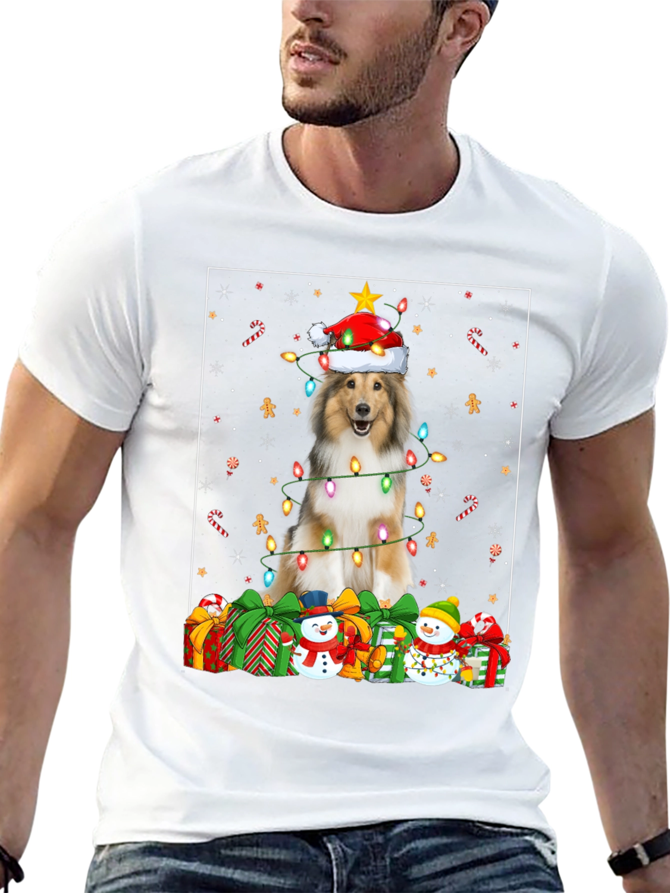 Dog Christmas Tree T-Shirt - Holiday Cheer!