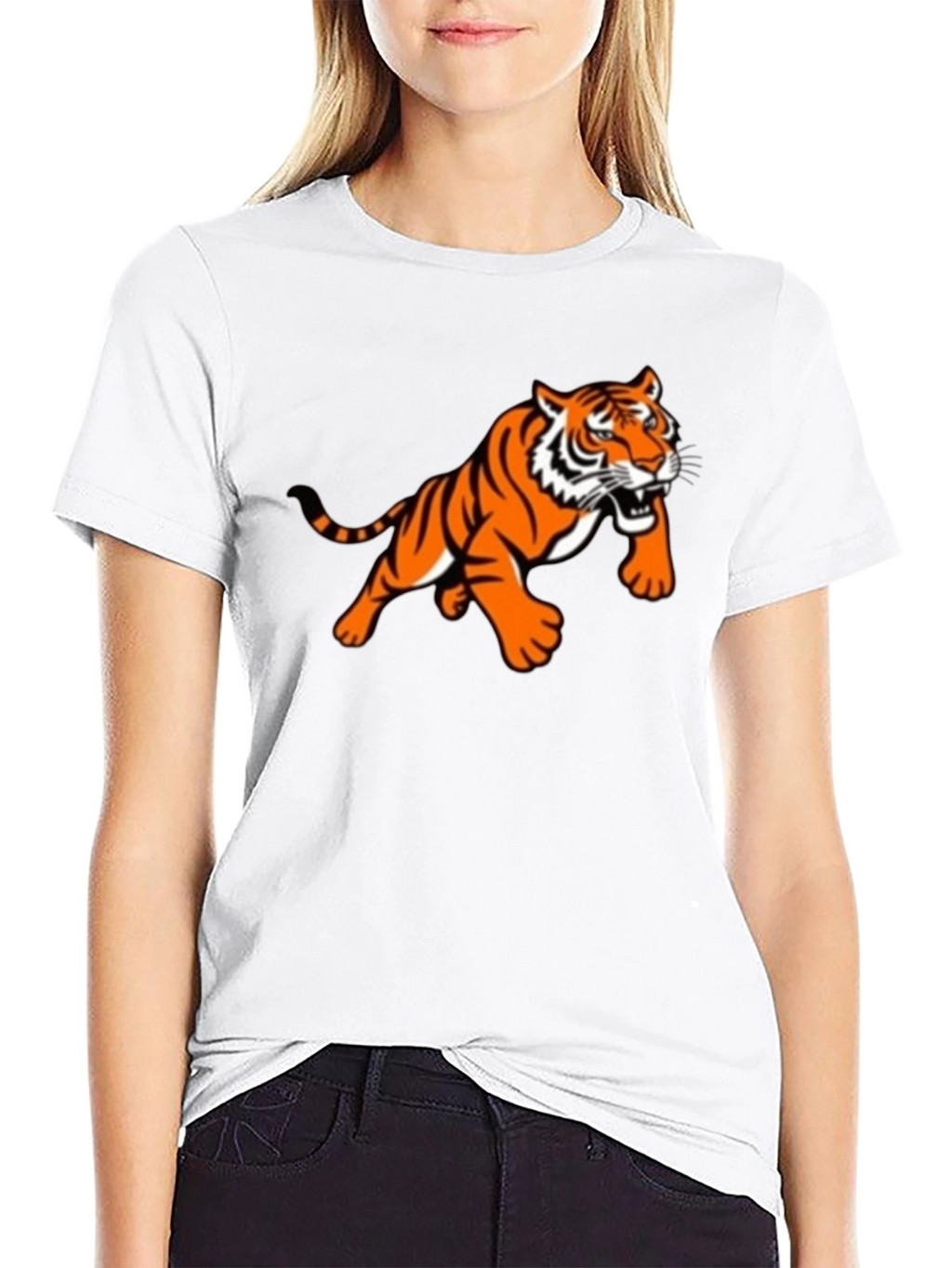 Black Tiger Graphic Tee - Mens Stylish Casual Wear