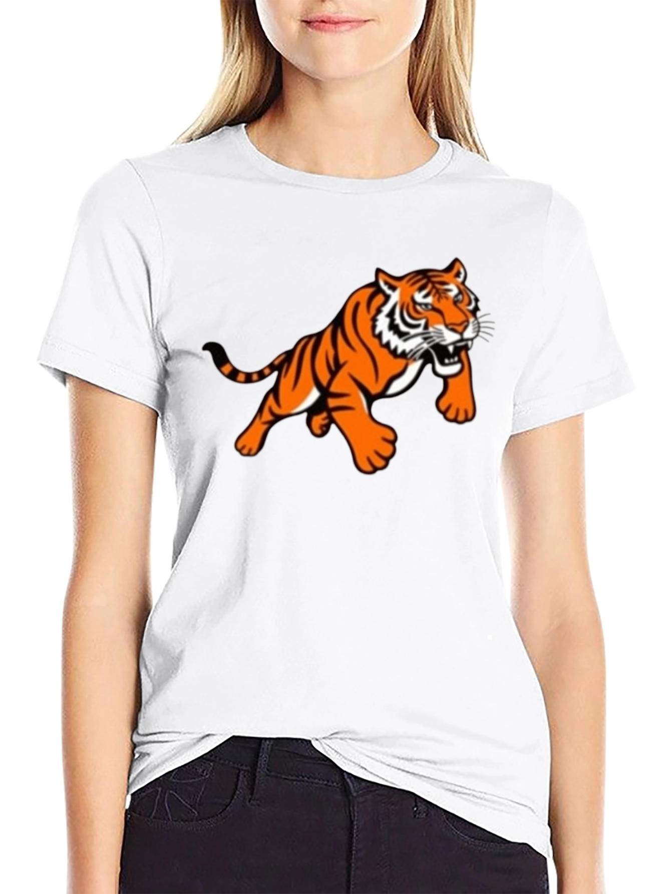 Black Tiger Graphic Tee - Mens Stylish Casual Wear
