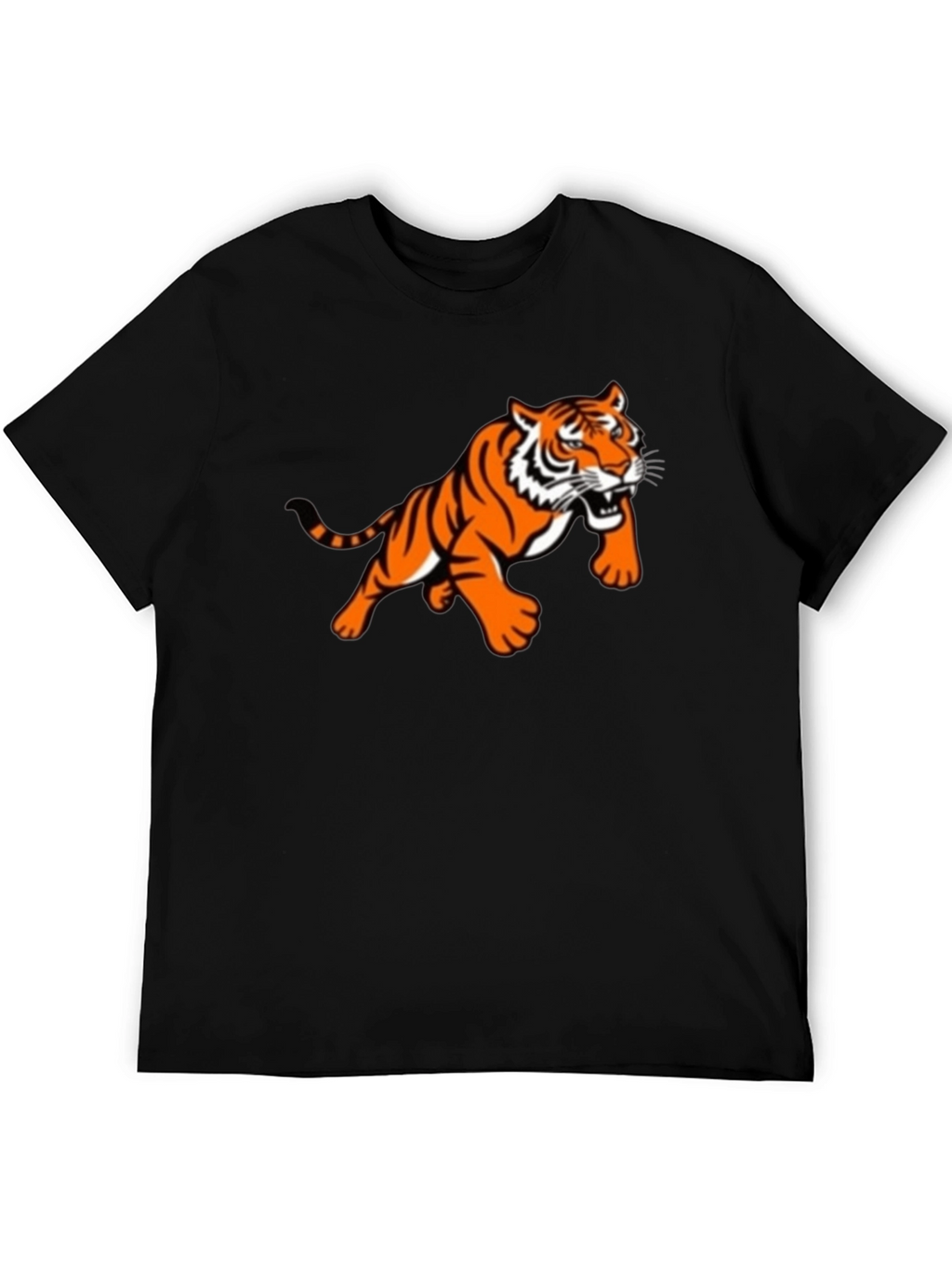 Black Tiger Graphic Tee - Mens Stylish Casual Wear