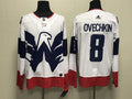 Men's Washington Capitals Alex Ovechkin #8 White Home Breakaway Player Game Jerseys