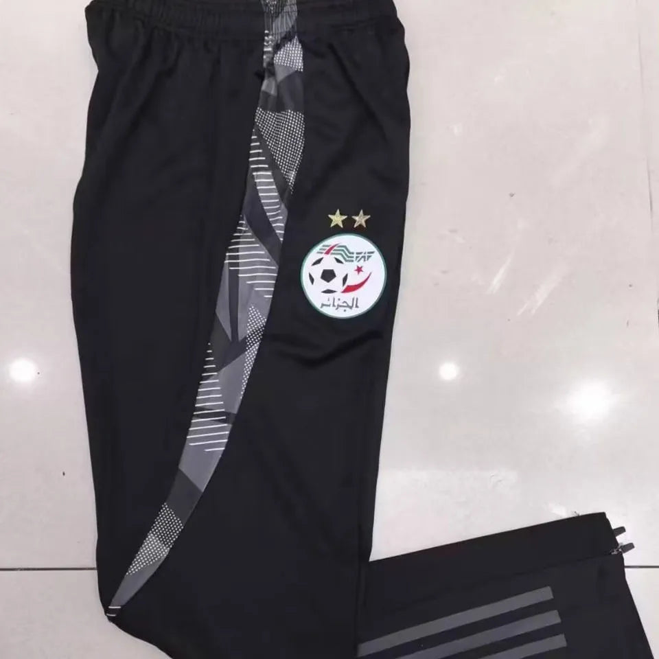 2024/25 Algeria Black Sports Trousers Detail 4