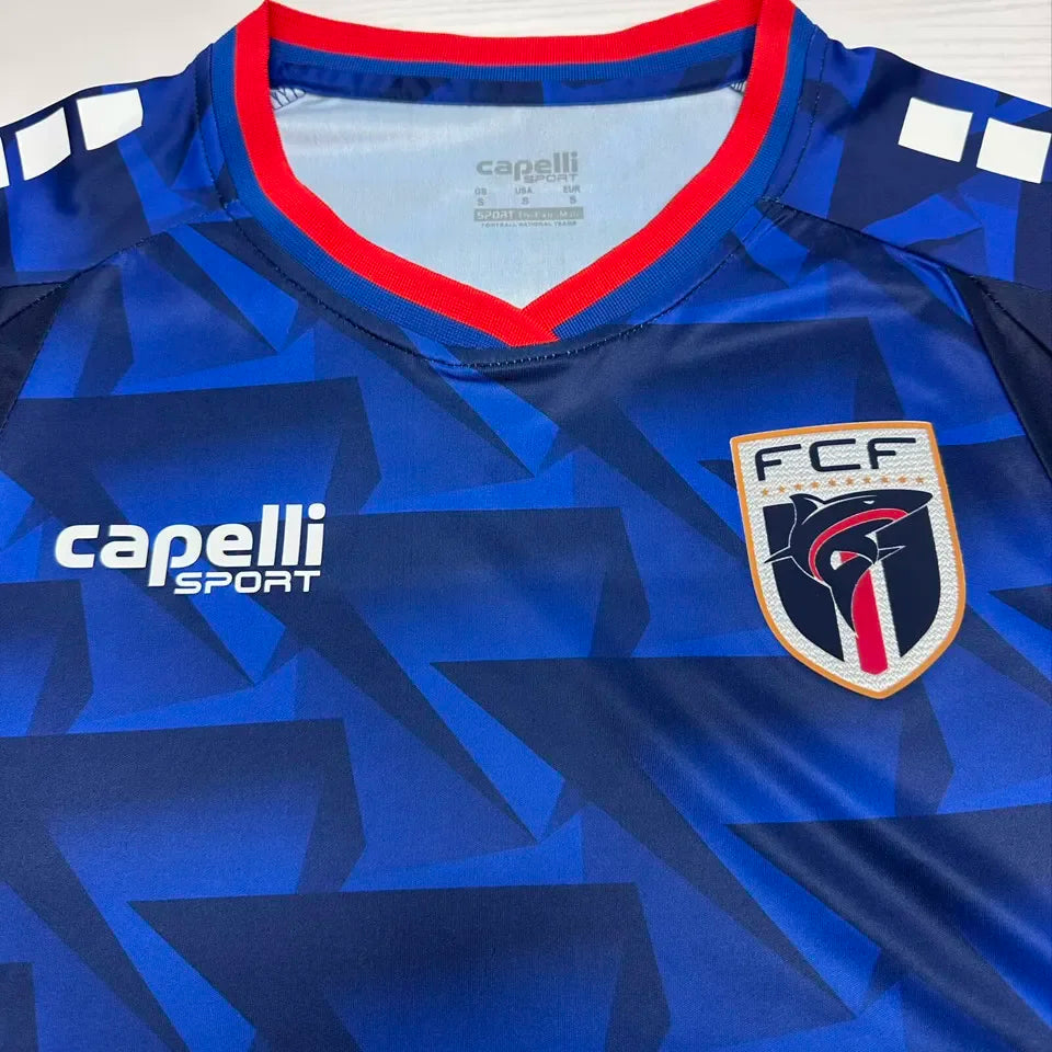 2026/27 Cabo Verde Home Blue Fans Soccer Jersey 佛得角 Detail 4
