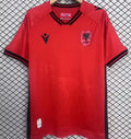 2025/26 Albania Home Red Fans Soccer Jersey 阿尔巴尼亚 Front