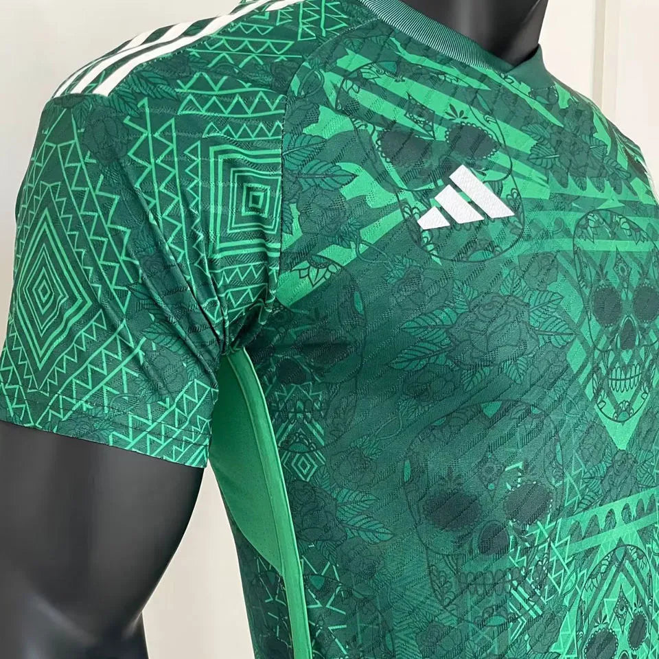 2024 Mexico Green Special Edition Player Version Jersey Detail 3