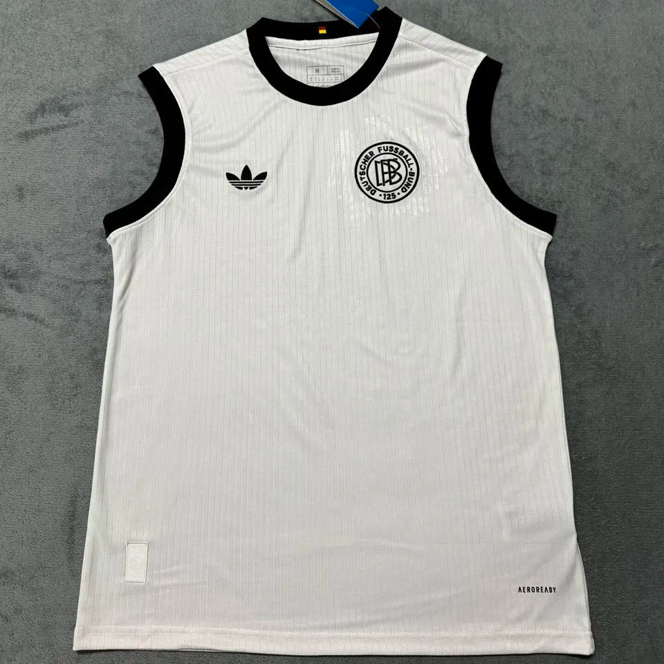 2025 Germany125Th Anniversary White Vest Jersey Front