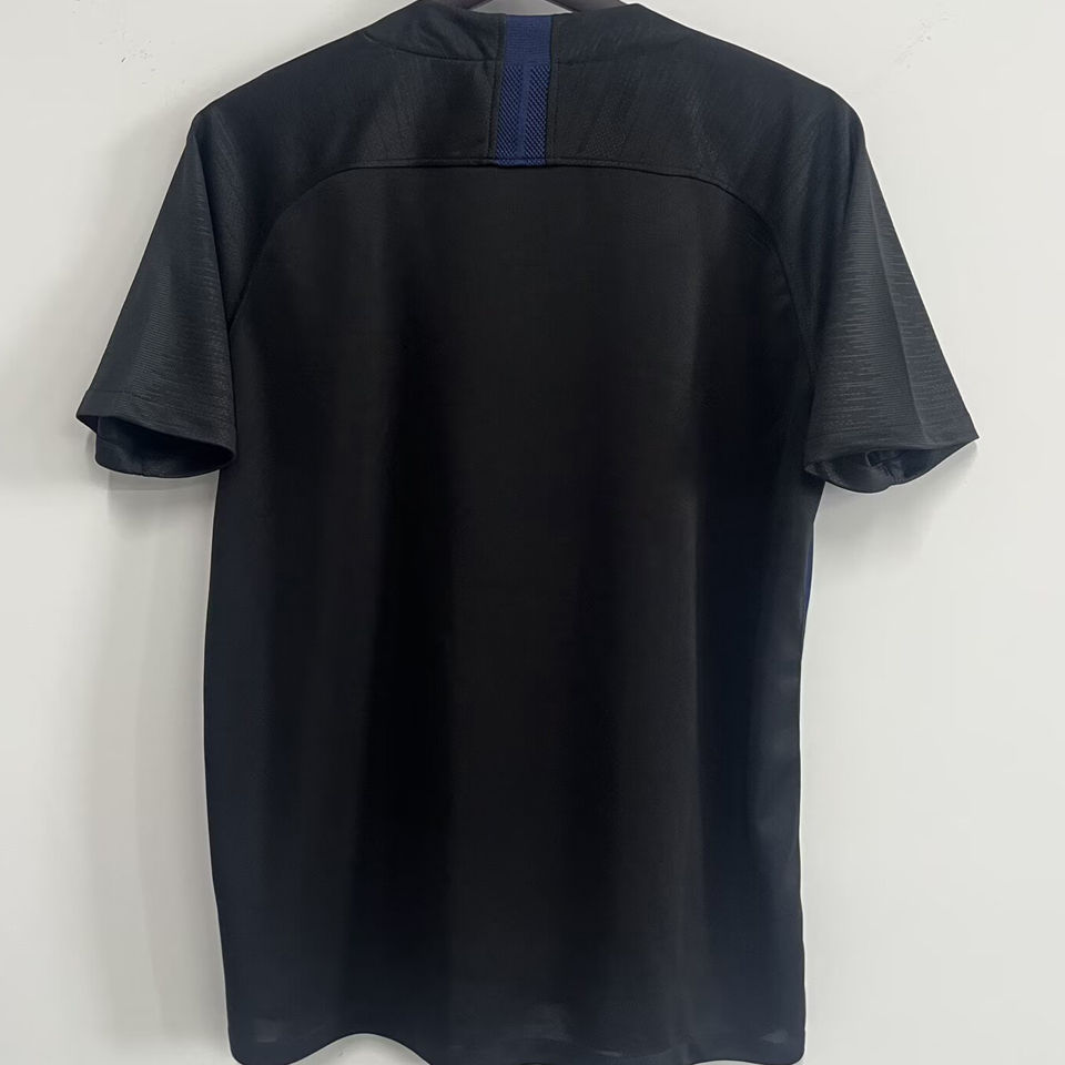 2018 Croatia Away Black Retro Soccer Jersey Item NO.: 2140877 Back