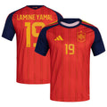 LAMINE YAMAL #19 Spain 1:1 Quality Home Red Fans Jersey 2026/27 ★★ Front