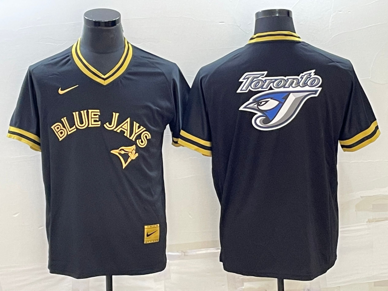 Men's Toronto Blue Jays Black Replica Player Jerseys