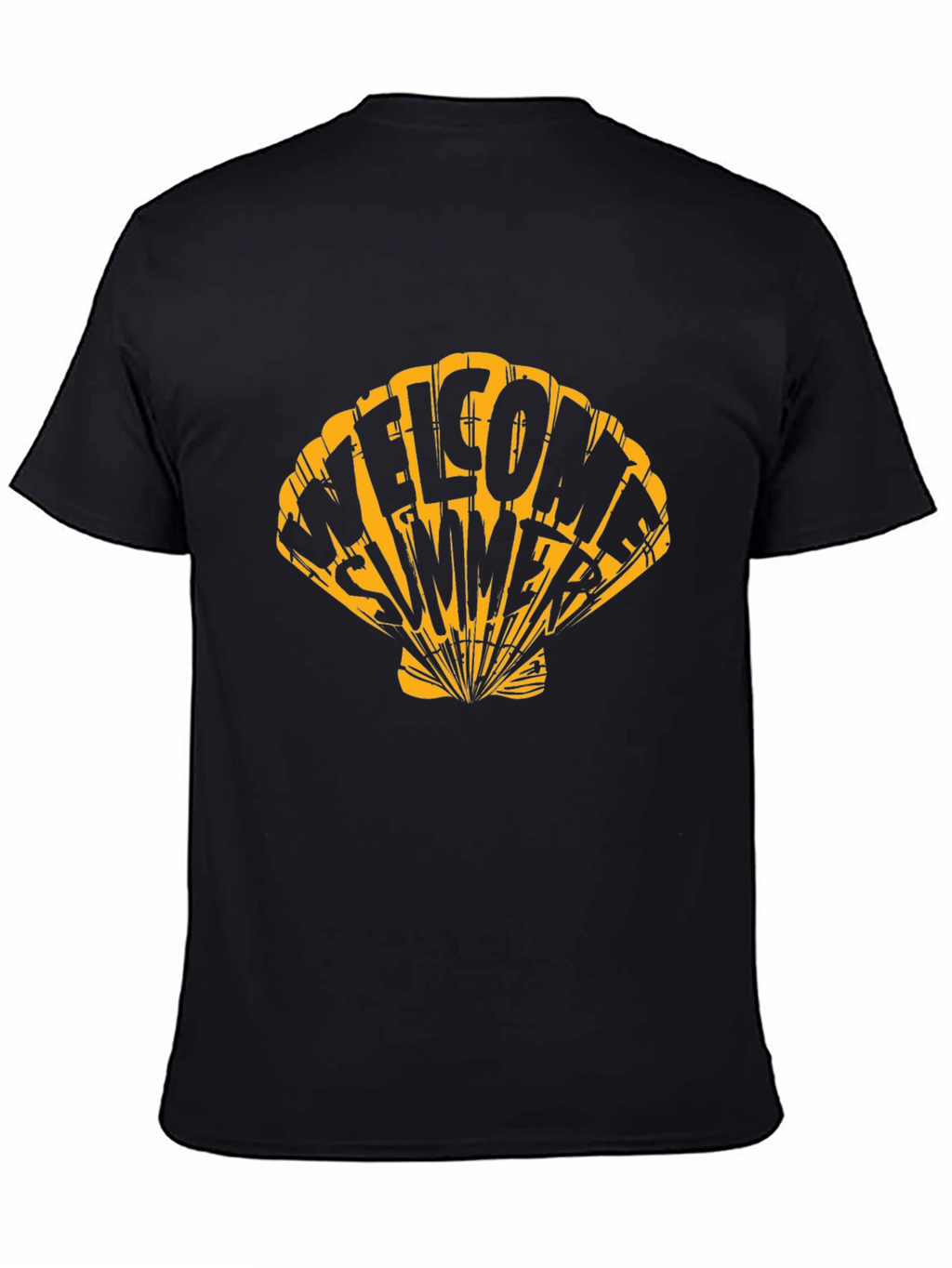 Welcome Summer Graphic Tee - Seashell Design