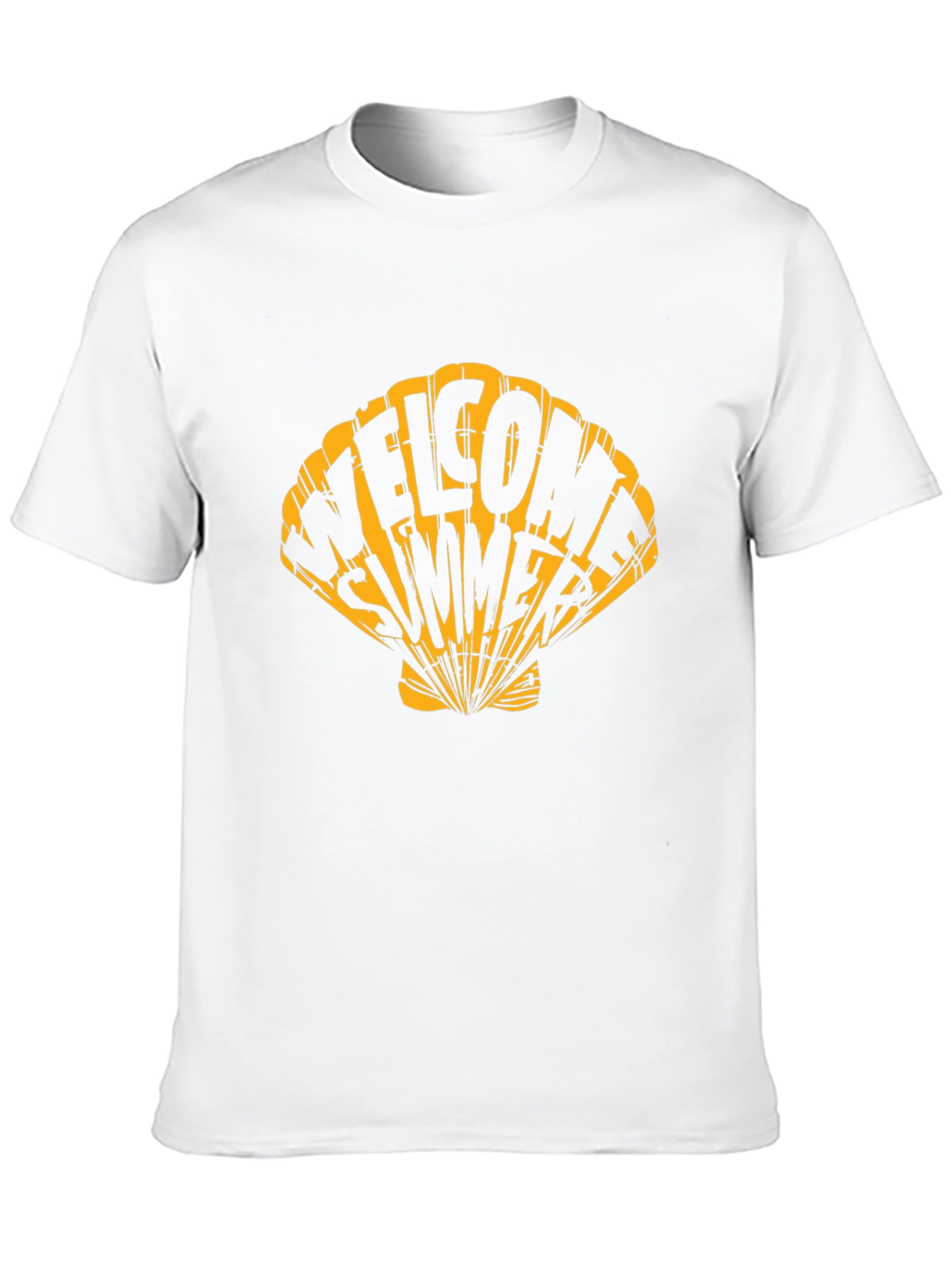 Welcome Summer Graphic Tee - Seashell Design