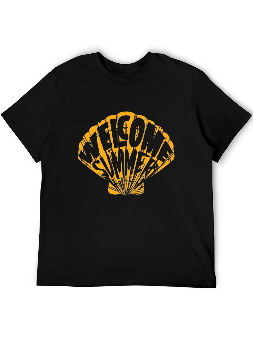 Welcome Summer Graphic Tee - Seashell Design