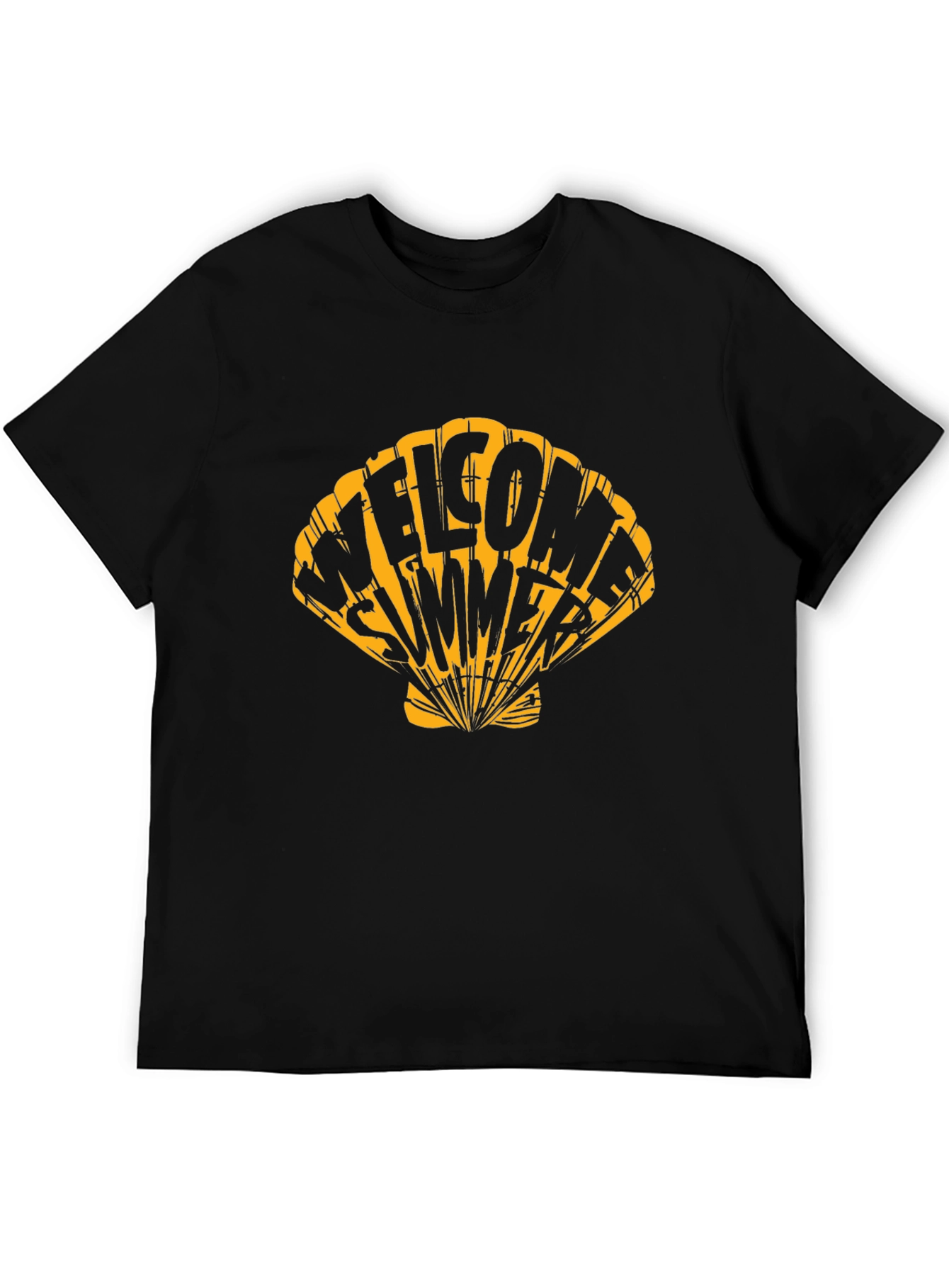 Welcome Summer Graphic Tee - Seashell Design