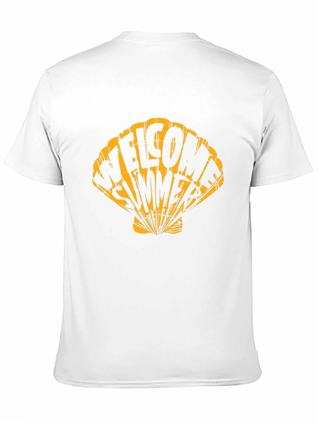 Welcome Summer Graphic Tee - Seashell Design