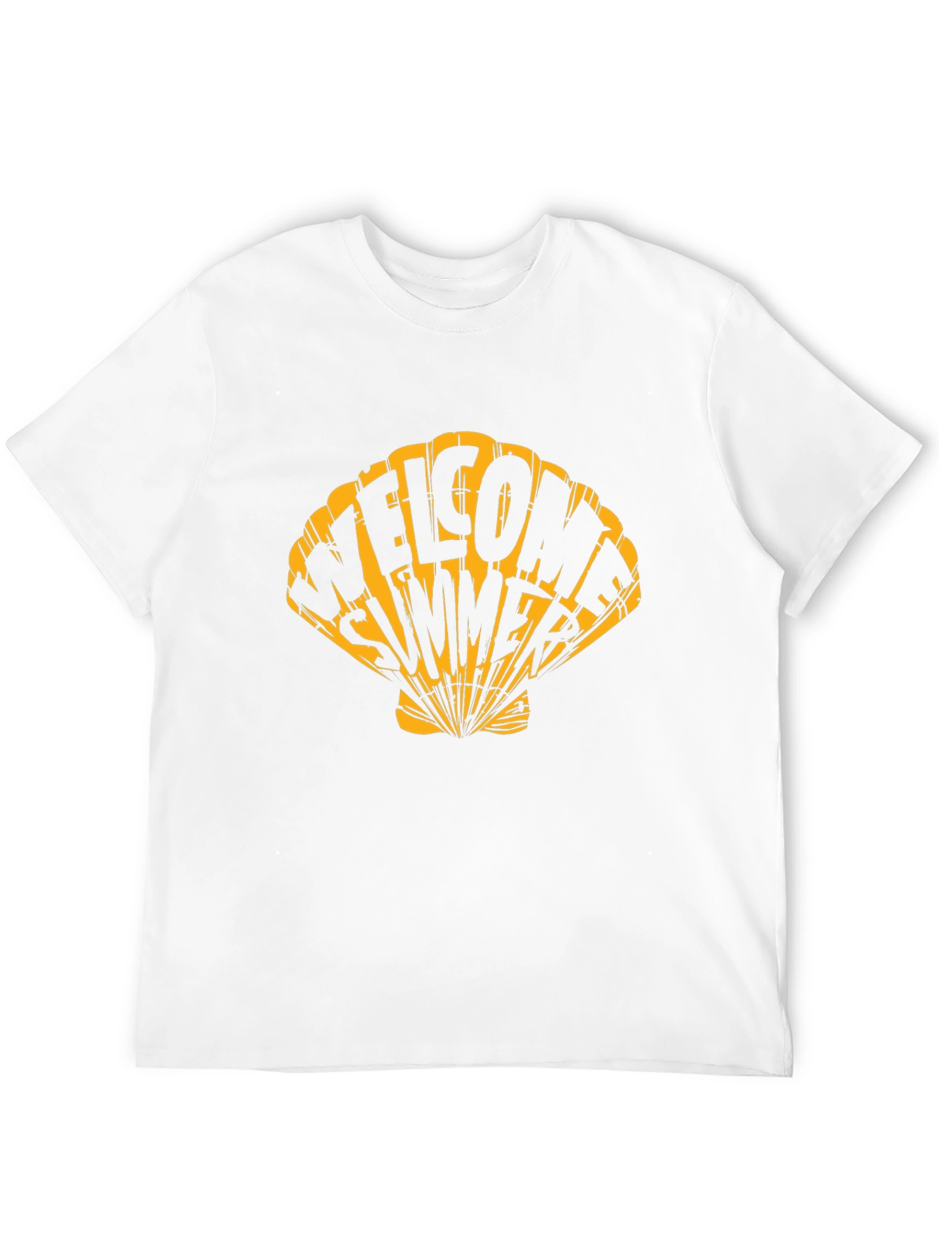 Welcome Summer Graphic Tee - Seashell Design