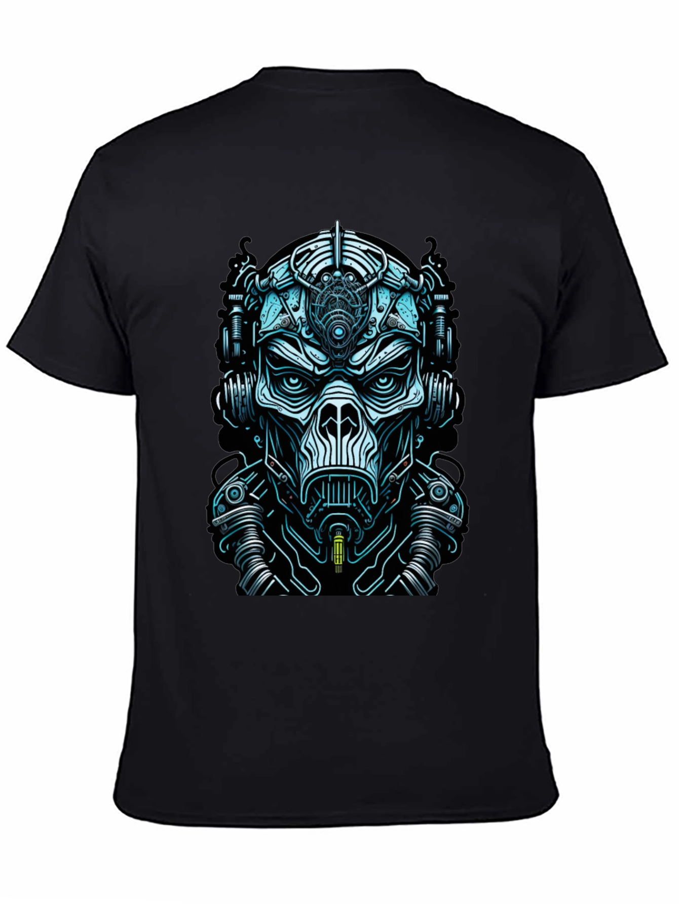 Cyberpunk Mask Graphic Tee - Unique Design