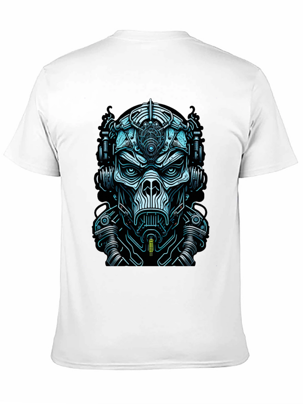 Cyberpunk Mask Graphic Tee - Unique Design