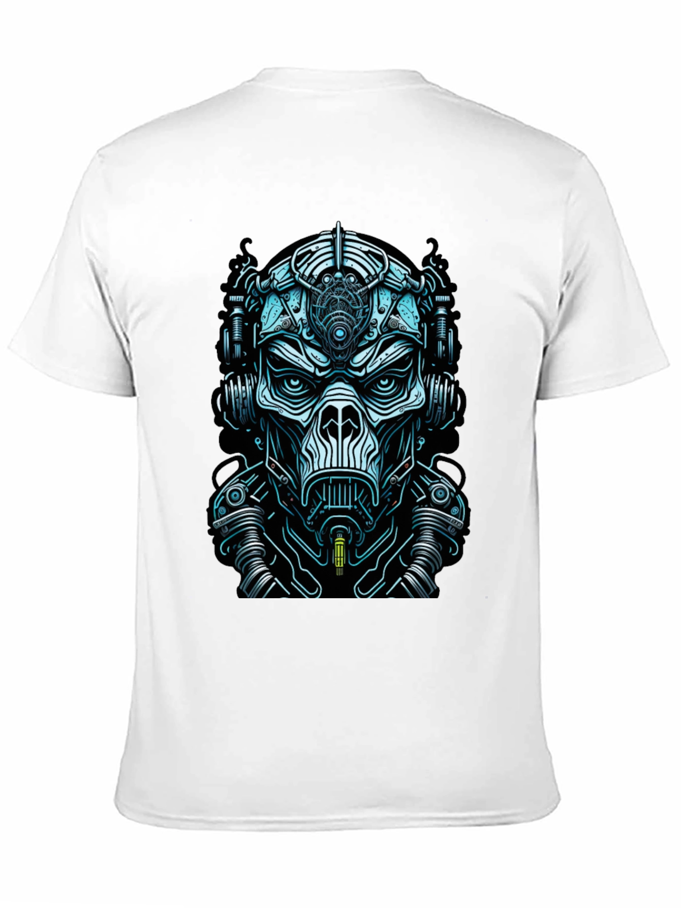 Cyberpunk Mask Graphic Tee - Unique Design