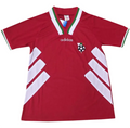 1994 Bulgaria Away Red Retro Soccer Jersey Front
