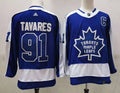 Men's Toronto Maple Leafs John Tavares #91 Blue/White Player Game Jerseys
