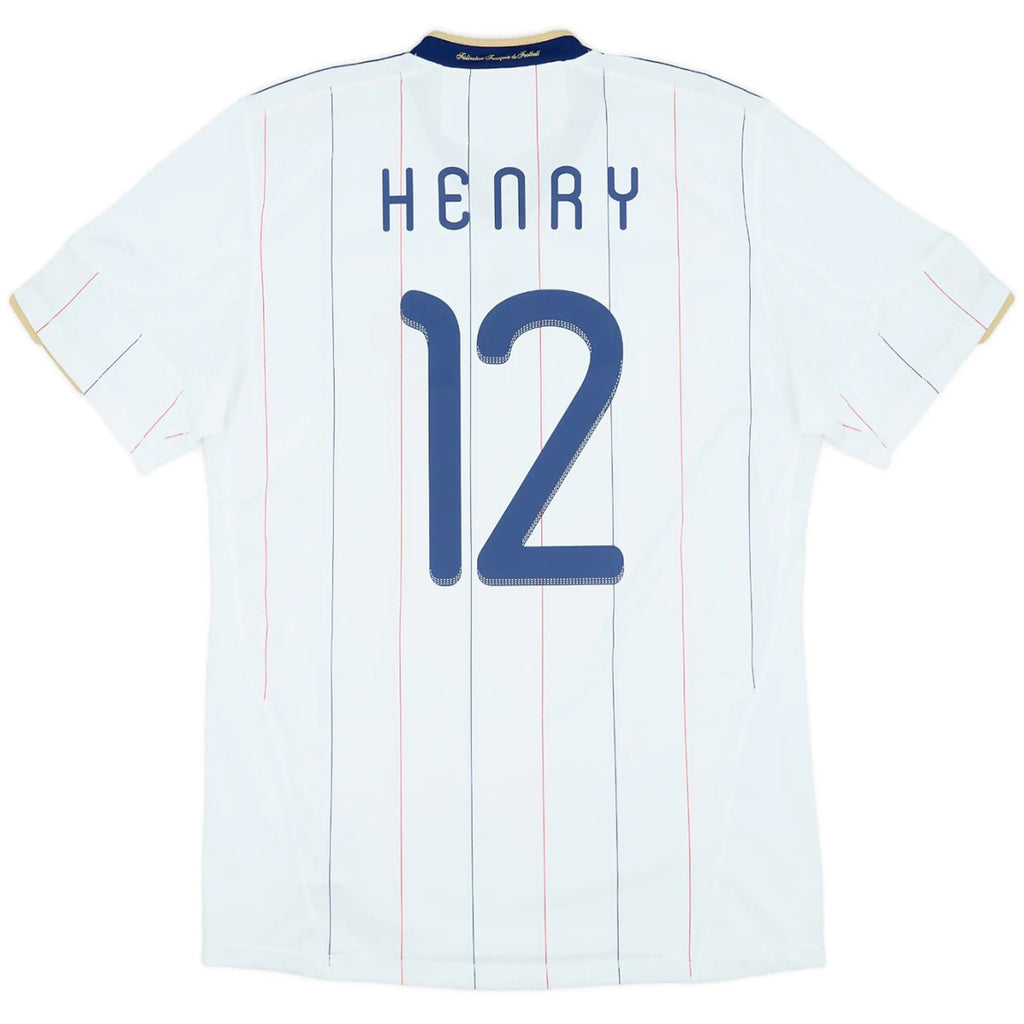 HENRY #12 Retro France Away Jersey World Cup 2010 Front