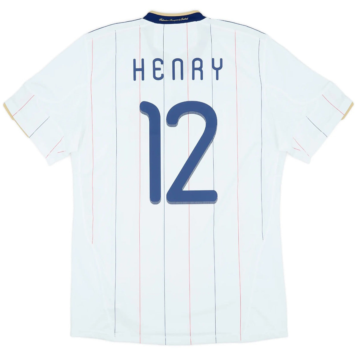 HENRY #12 Retro France Away Jersey World Cup 2010 Front