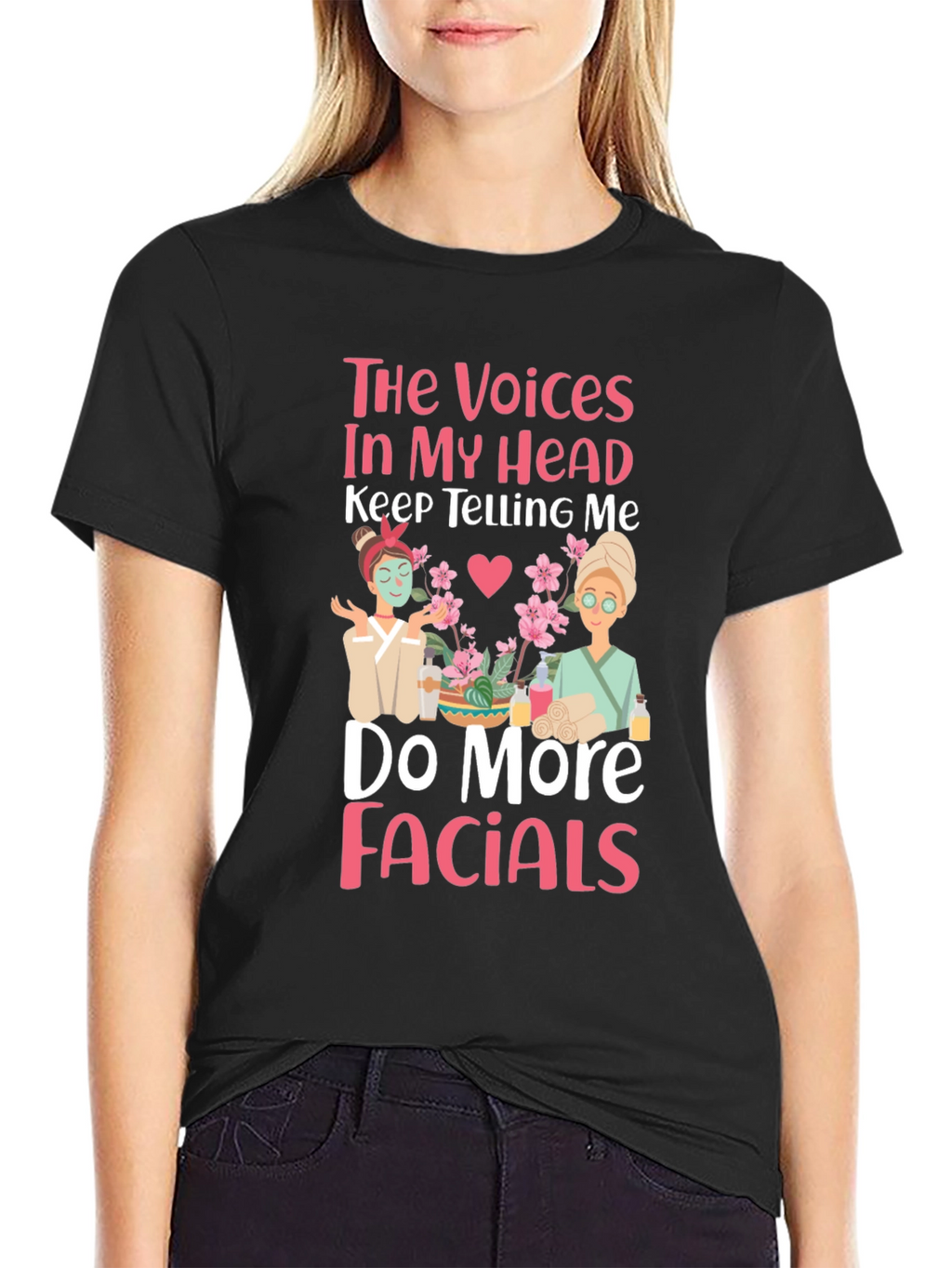 Voices in My Head Facials T-Shirt