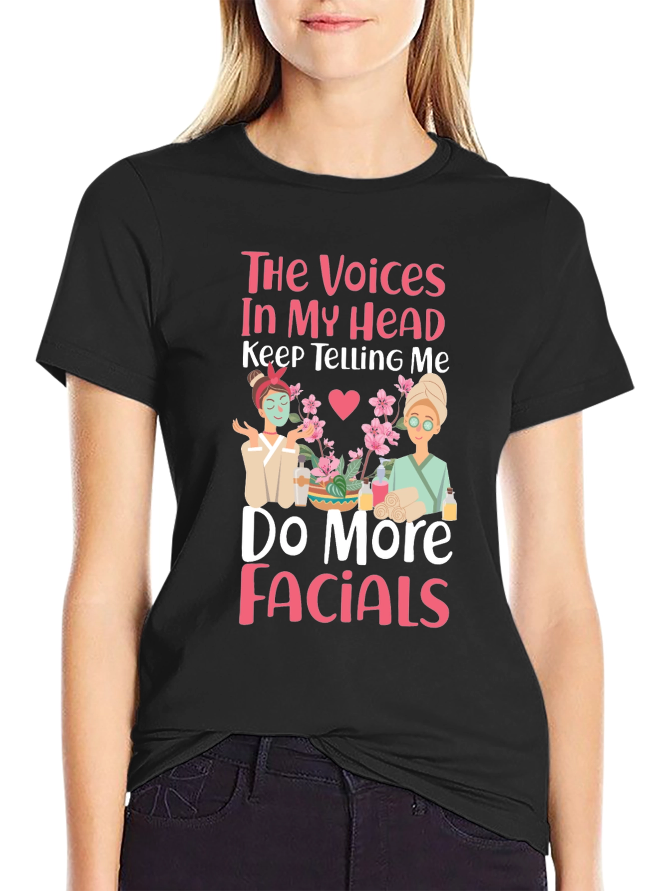 Voices in My Head Facials T-Shirt