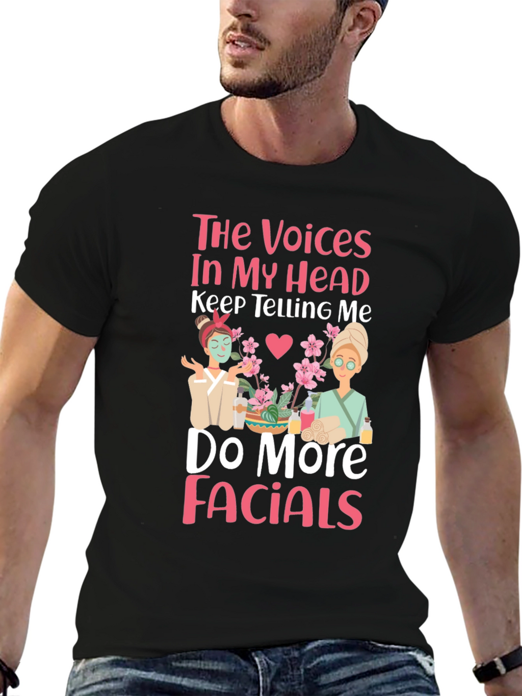 Voices in My Head Facials T-Shirt