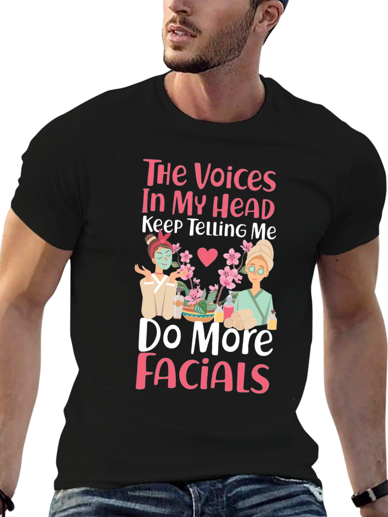 Voices in My Head Facials T-Shirt