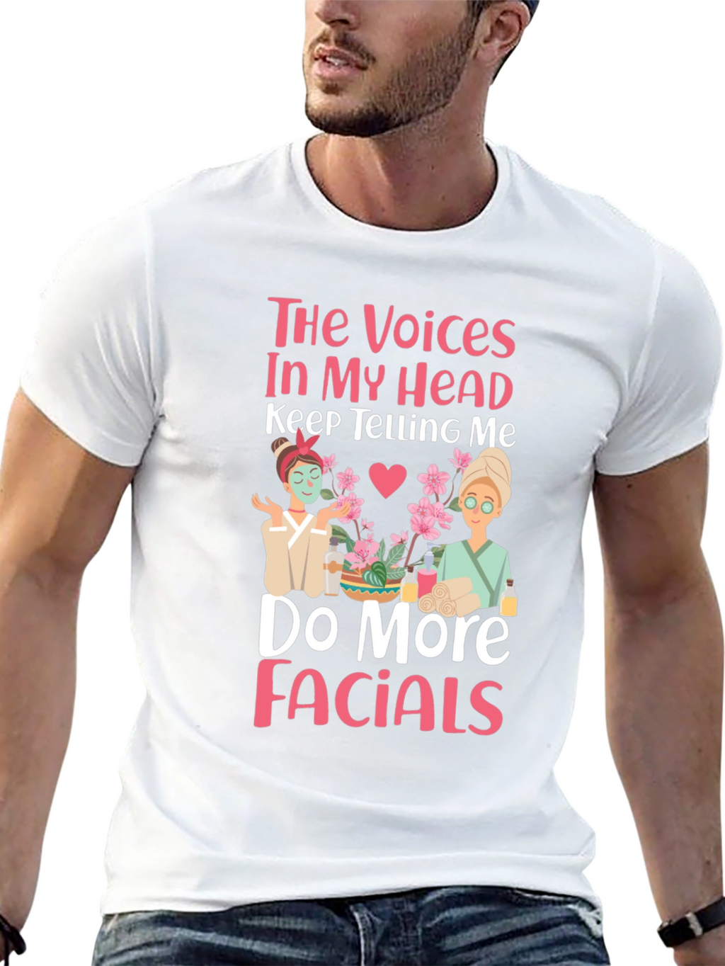 Voices in My Head Facials T-Shirt