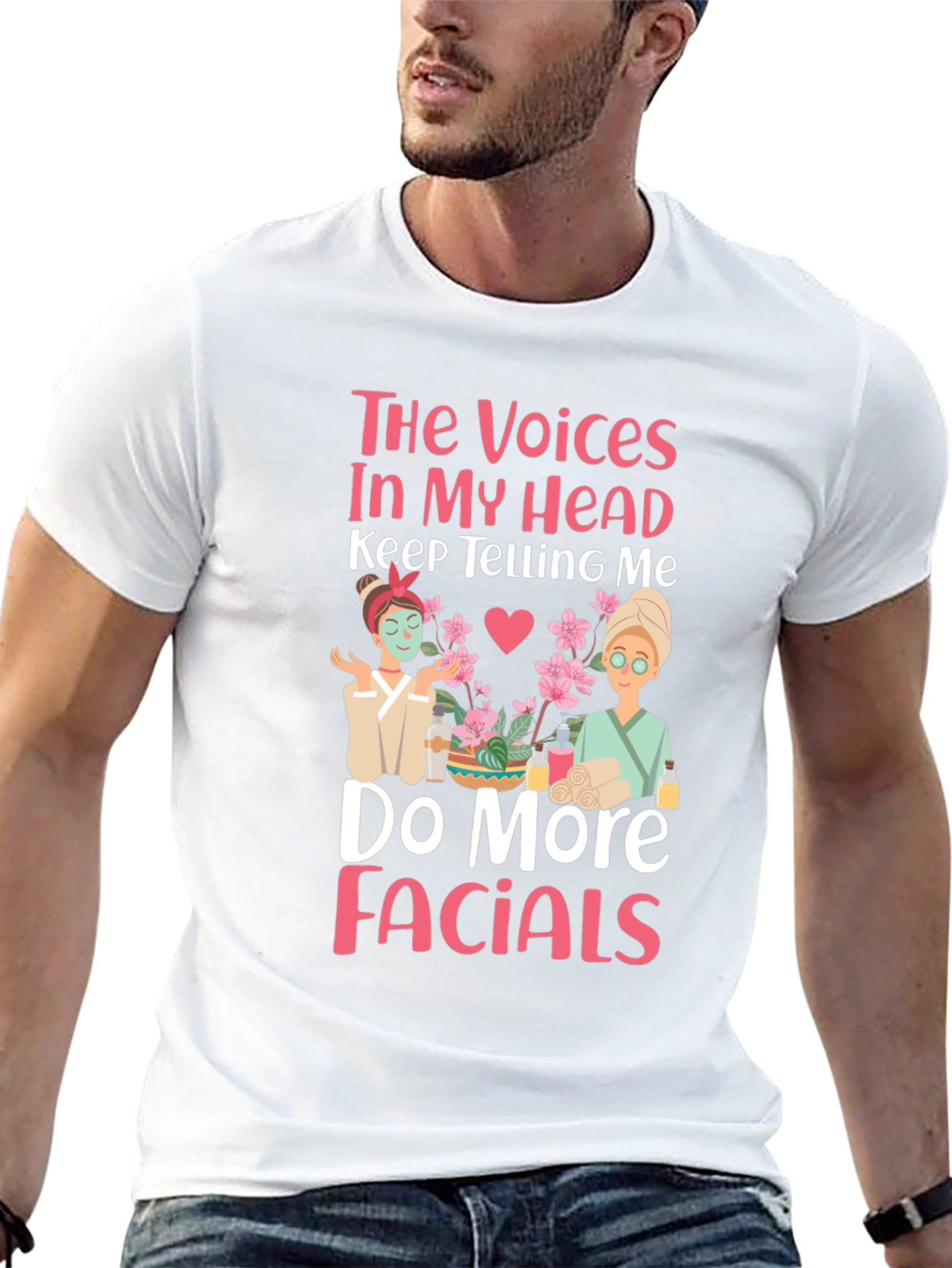 Voices in My Head Facials T-Shirt