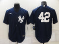 Men's New York Yankees Mariano Rivera #42 Navy Replica Player Name Jerseys