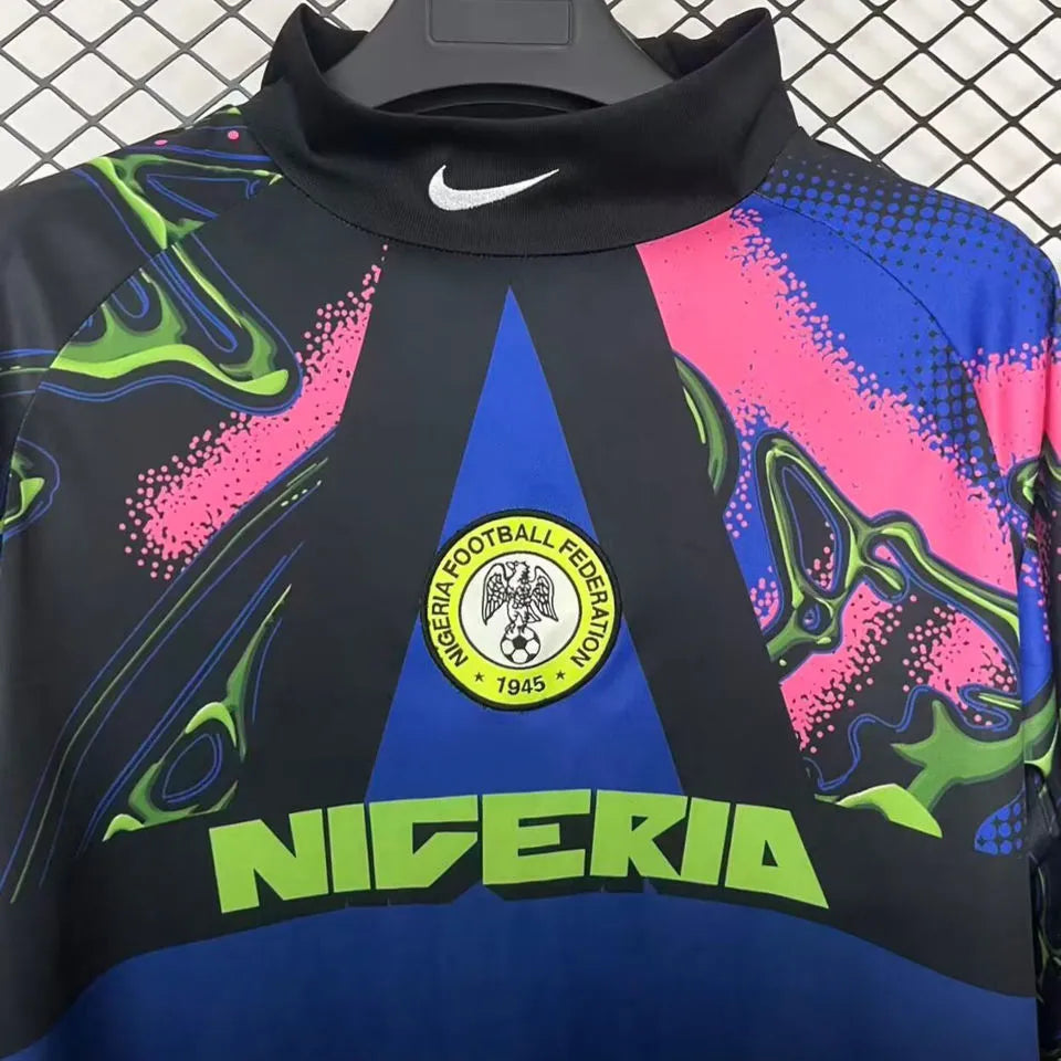 2026/27 Nigeria Goalkeeper Long Sleeve Soccer Jersey Detail 2
