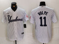 Men's New York Yankees Anthony Volpe White Replica Player Jerseys