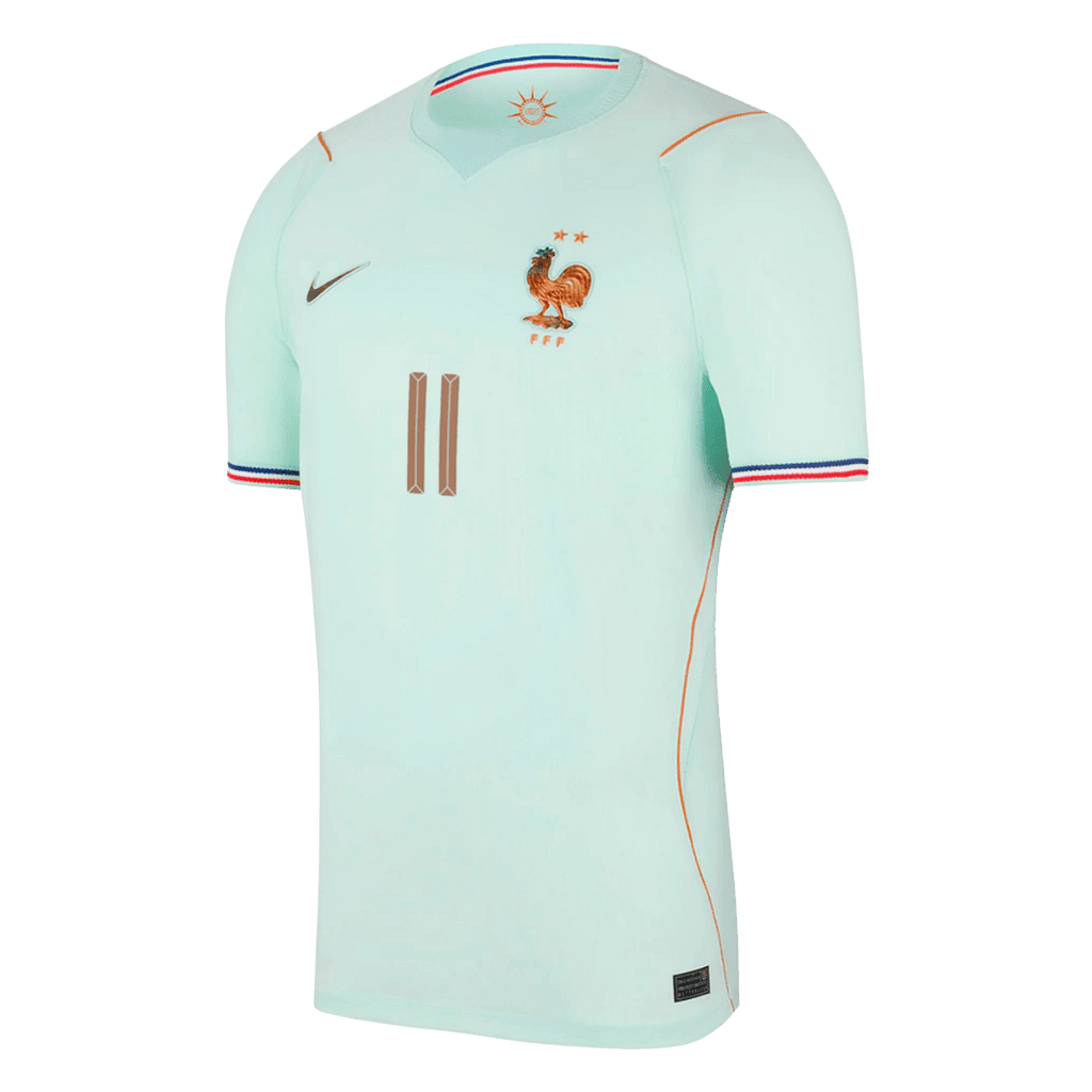 OLISE #11 France Away Soccer Jersey World Cup 2026 Blue Image 3
