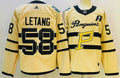 Men's Pittsburgh Penguins Kris Letang #58 Yellow Game Jerseys