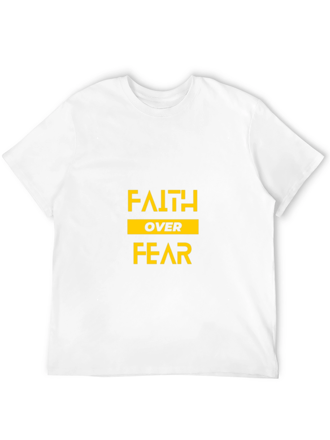 Faith Over Fear Black Graphic Tee