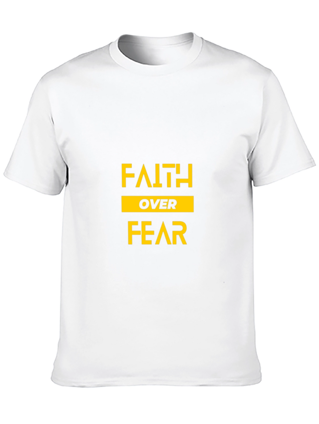 Faith Over Fear Black Graphic Tee