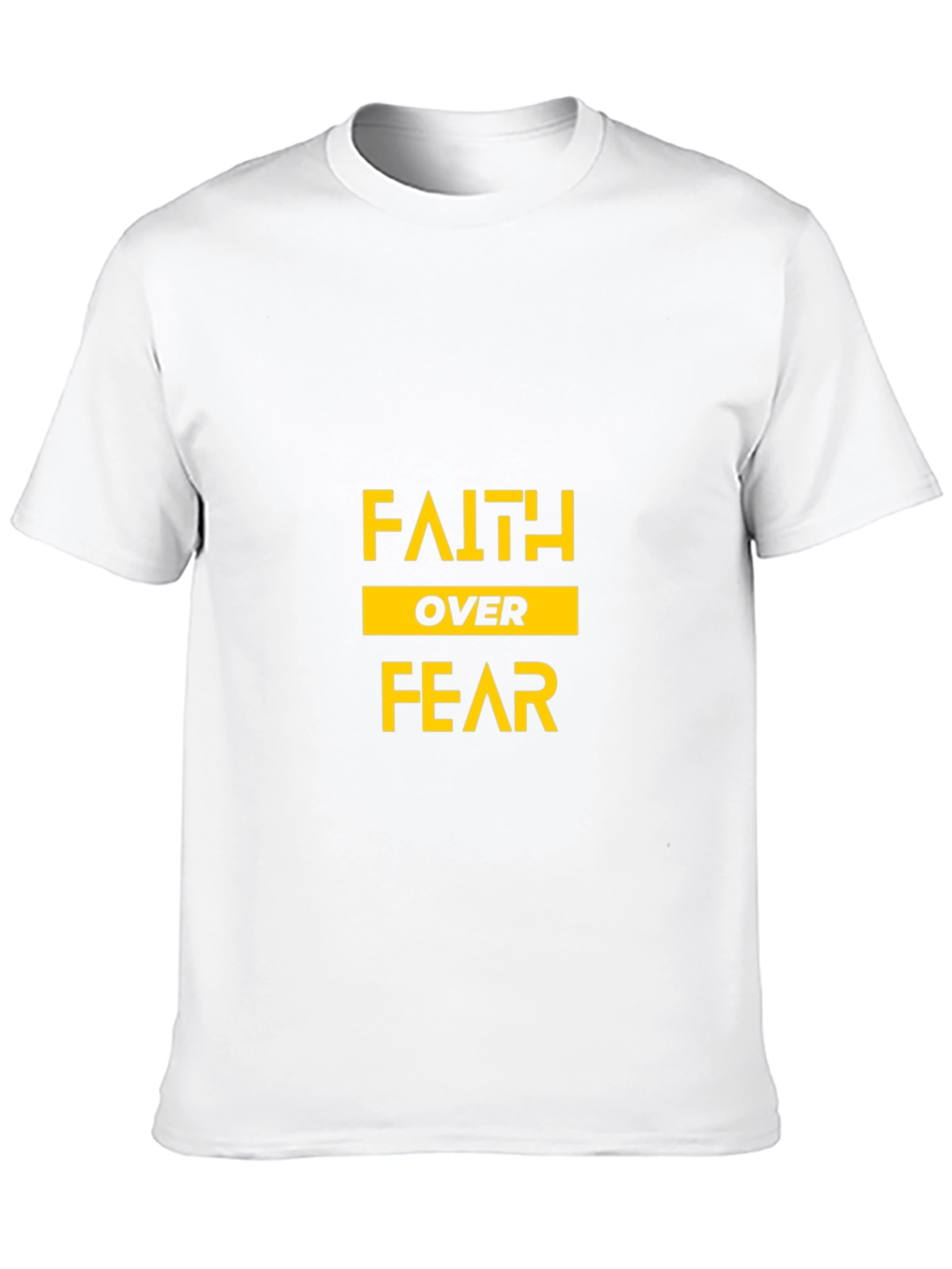 Faith Over Fear Black Graphic Tee
