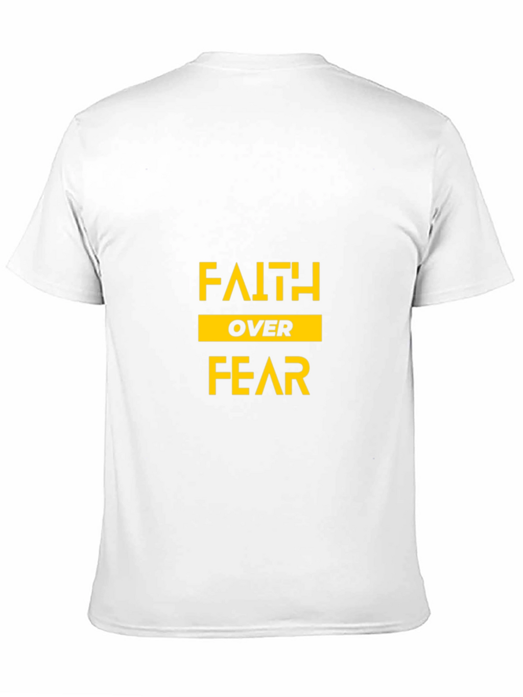 Faith Over Fear Black Graphic Tee