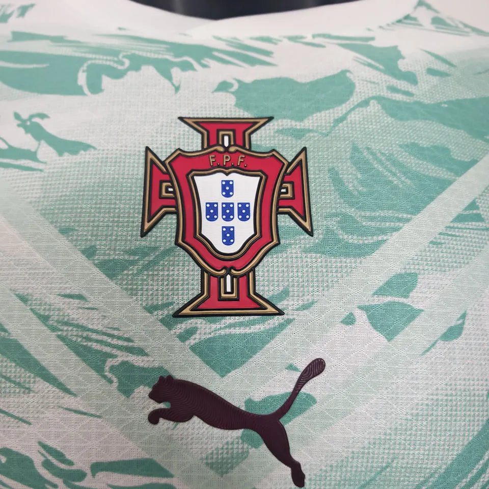2026/27 Portugal Away Player Version Soccer Jersey Detail 1