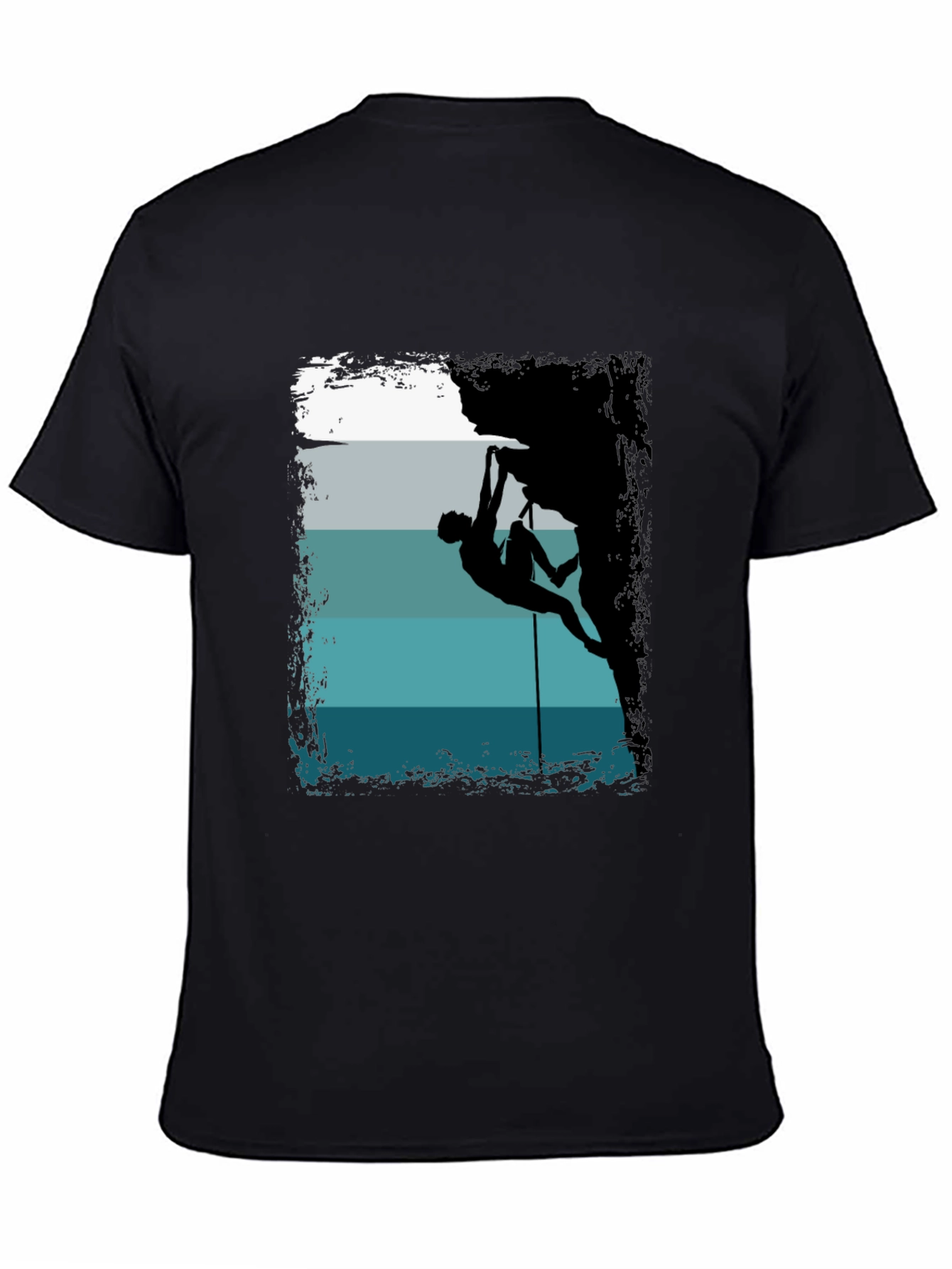 Rock Climbing Silhouette Graphic T-Shirt